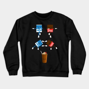 Chocolate, Milk, Milkshake, Fusion, Shake, Creamy, Fun Crewneck Sweatshirt